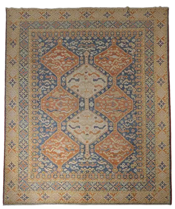 100% Vegetable Dye Khotan Oriental Wool Area Rug 8x10