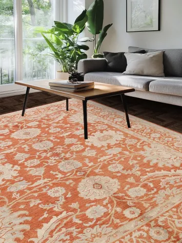 100% Vegetable Dye Khotan Oriental Area Rug 9x10