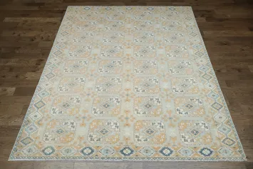 100% Vegetable Dye Khotan Oriental Area Rug 9x12