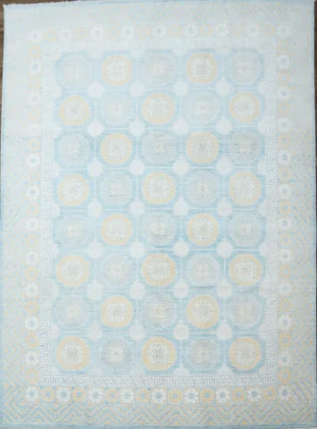 Premium Quality Vegetable Dye Khotan Oriental Area Rug 9x12