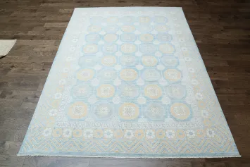 Premium Quality Vegetable Dye Khotan Oriental Area Rug 9x12