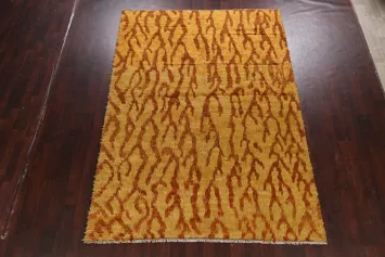 Abstract Moroccan Oriental Area Rug 7x9