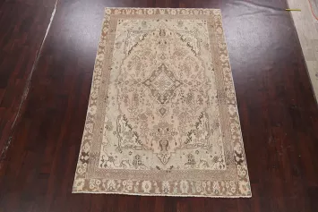 Geometric Hamedan Persian Area Rug 6x9