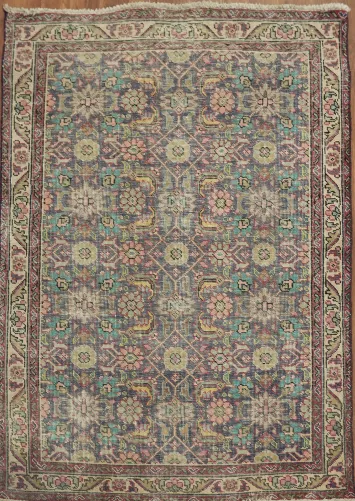 Geometric Tabriz Persian Area Rug 3x5
