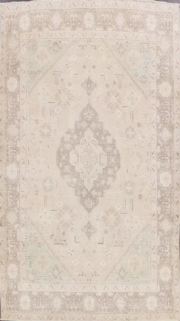 Geometric Tabriz Persian Area Rug 7x10