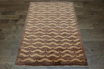 Geometric Gabbeh Kashkoli Oriental Area Rug 4x6
