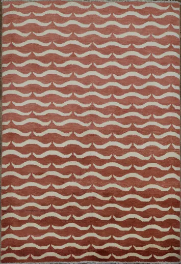 Geometric Gabbeh Kashkoli Oriental Area Rug 4x6