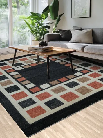 Geometric Gabbeh Kashkoli Oriental Area Rug 8x10