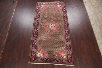 Brown Geometric Koliaei Persian Area Rug 5x10