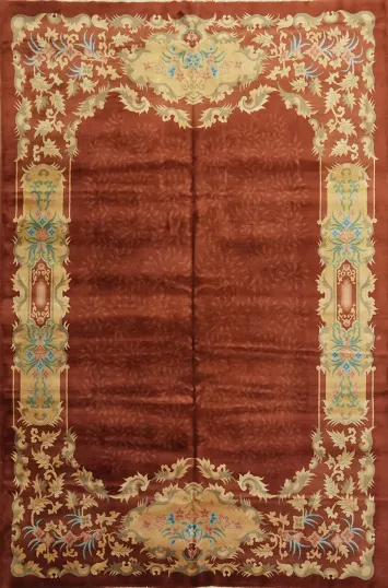 Transitional Art Deco Oriental Area Rug 10x13