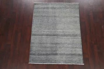 Modern Gabbeh Kashkoli Oriental Area Rug 4x6