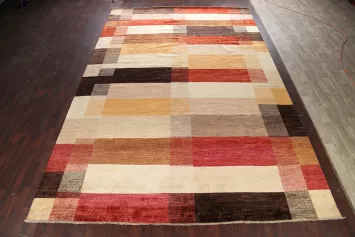 Geometric Gabbeh Kashkoli Oriental Area Rug 12x18 Large
