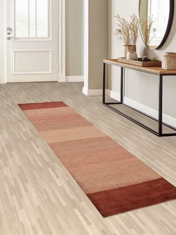 Modern Gabbeh Kashkoli Oriental Runner Rug 3x10