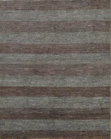 Striped Modern Gabbeh Kashkoli Oriental Area Rug 5x6