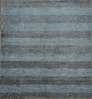 Striped Modern Gabbeh Kashkoli Oriental Area Rug 5x6