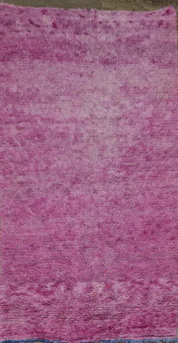 Purple Moroccan Oriental Area Rug 4x8