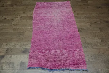 Purple Moroccan Oriental Area Rug 4x8