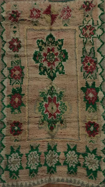 Tribal Moroccan Oriental Area Rug 6x10