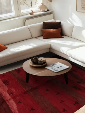 Rich Moroccan Area Rug 6x10 with Traditional and Earthy Tones