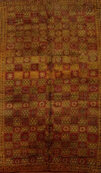 Tribal Moroccan Oriental Area Rug 6x10