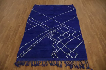 Tribal Modern Oriental Area Rug 5x7