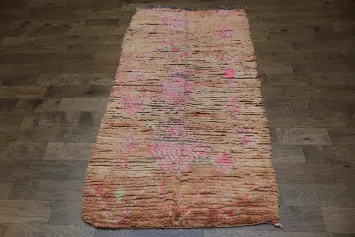 Tribal Moroccan Oriental Area Rug 5x9