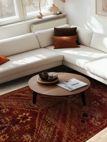 Tribal Moroccan Oriental Area Rug 6x11