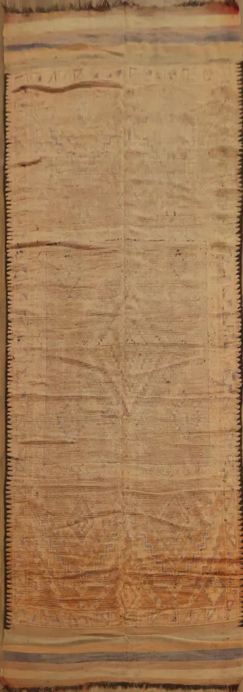 Pre-1900 Antique Tribal Moroccan Oriental Runner Rug 5x15