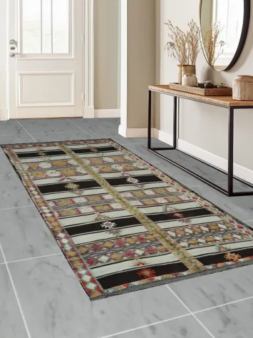 Intricate Design Antique Moroccan Rug for an Authentic Home Accent 5x11