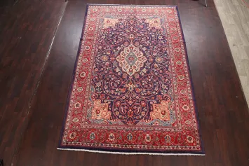 Floral Sarouk Persian Area Rug 7x11