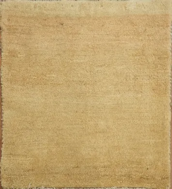 Solid Gabbeh Persian Square Rug 2x2