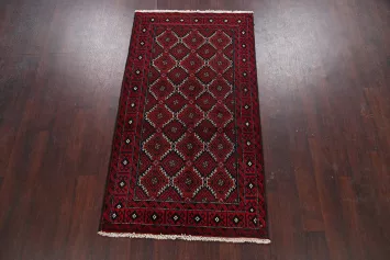 Geometric Balouch Persian Area Rug 3x6