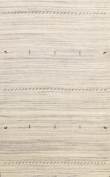 Tribal Gabbeh Lori Oriental Area Rug 5x6