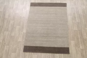 Modern Gabbeh Lori Oriental Area Rug 5x7