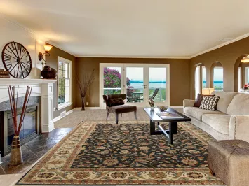 All-Over Floral Agra Oriental Area Rug 10x14