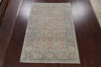 Silver Washed Ziegler Turkish Area Rug 7x10