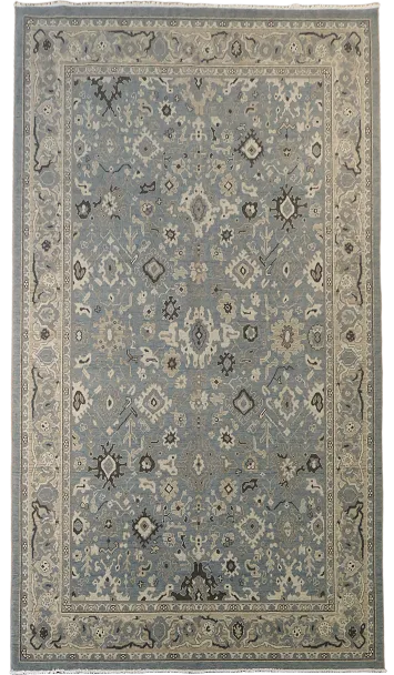 Geometric Ziegler Turkish Area Rug 7x10