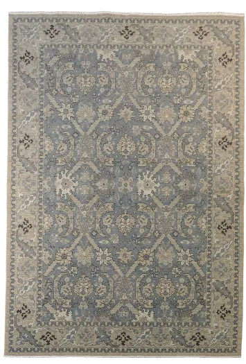 Geometric Ziegler Turkish Area Rug 7x10