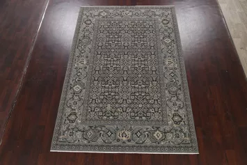Silver Washed Ziegler Turkish Area Rug 7x10