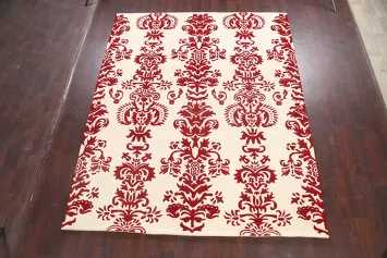Transitional Floral Oriental Area Rug 8x10
