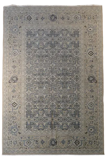 Silver Washed Ziegler Turkish Area Rug 7x10