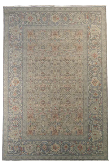 All-Over Ziegler Oushak Turkish Wool Area Rug 7x10