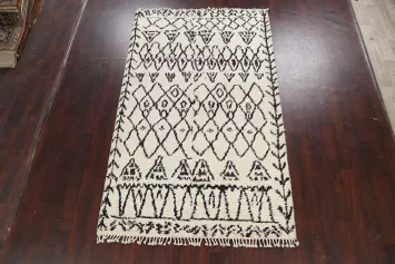 Tribal Moroccan Oriental Area Rug 6x10
