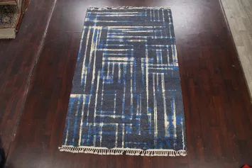 Abstract Moroccan Oriental Area Rug 6x9