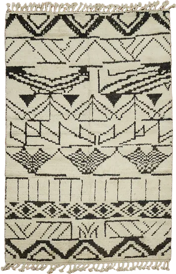 Geometric Moroccan Oriental Area Rug 5x7