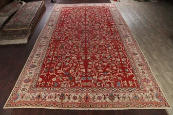 Classic Sultanabad Palace Persian Rug with Rich Colors and Delicate Details 14x24