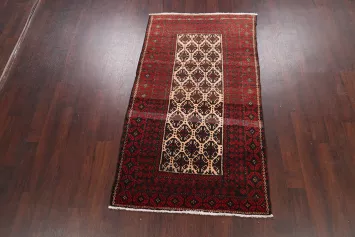 Geometric Balouch Persian Area Rug 4x6