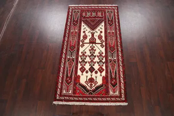 Geometric Balouch Persian Area Rug 3x6