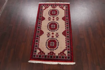 Geometric Balouch Persian Area Rug 3x6