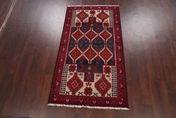Geometric Balouch Persian Area Rug 3x6